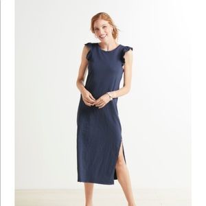 Evereve Blakely Slub Dress - NWT *BLACK COLOR*